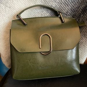 MDBM green crossbody satchel purse
